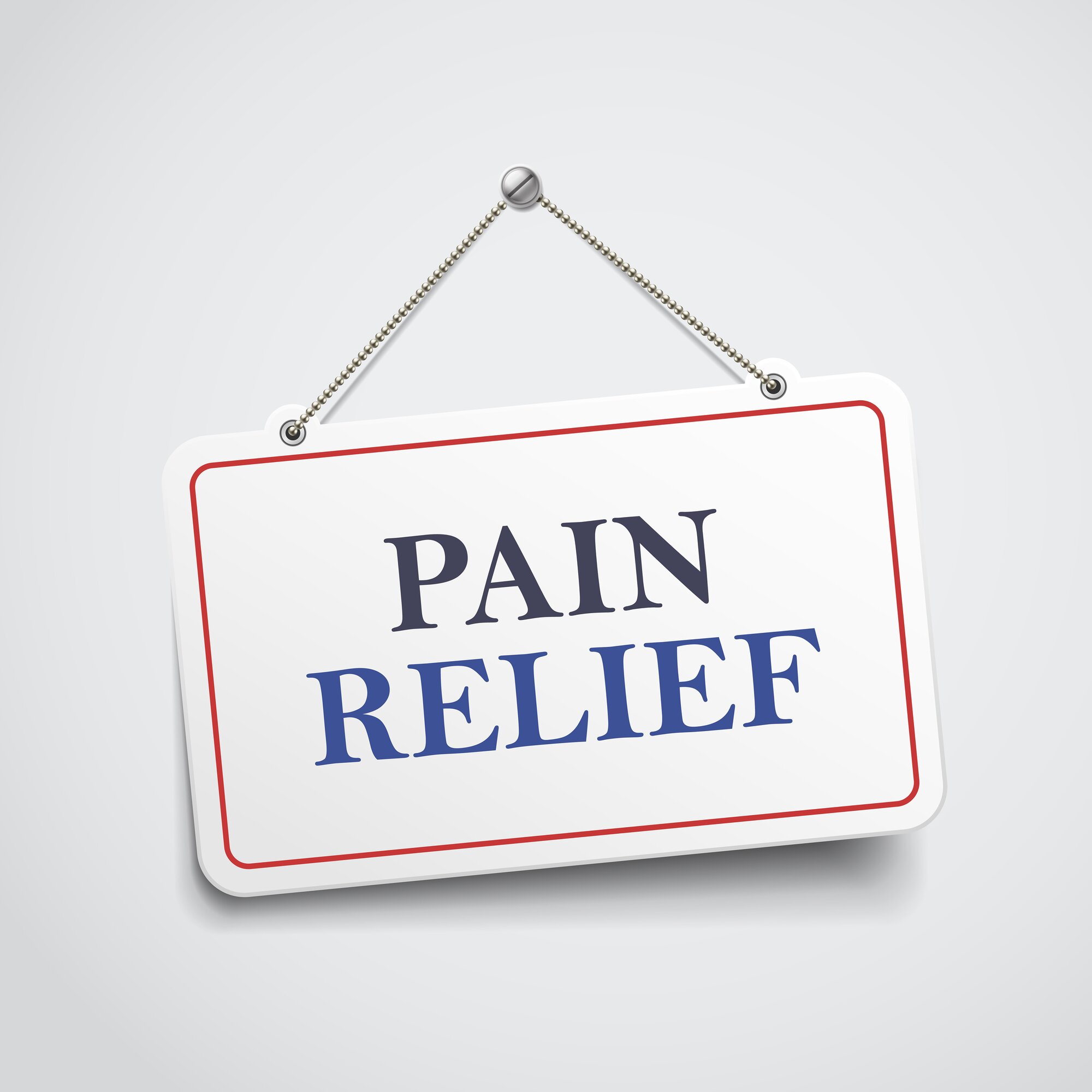 Chronic pain that affects the chest, abdomen and pelvis.
